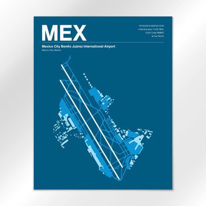 MEX Airport Diagram