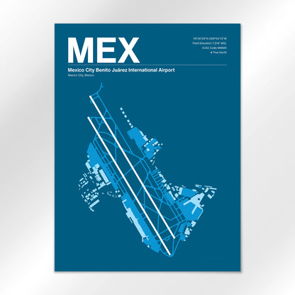 MEX Airport Diagram