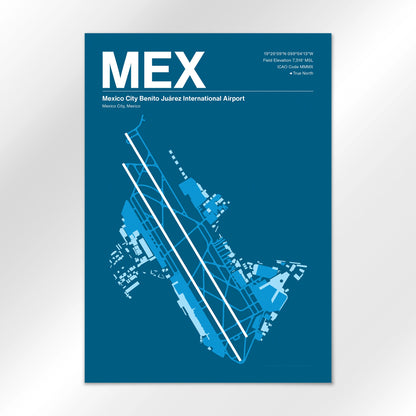 MEX Airport Diagram