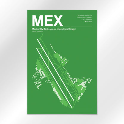 MEX Airport Diagram