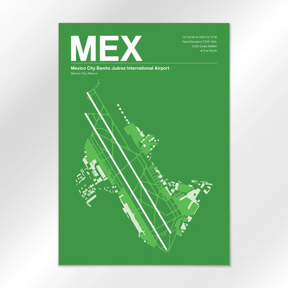 MEX Airport Diagram
