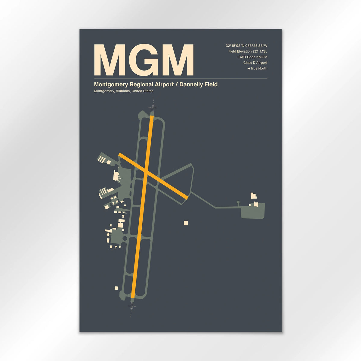 MGM Airport Diagram