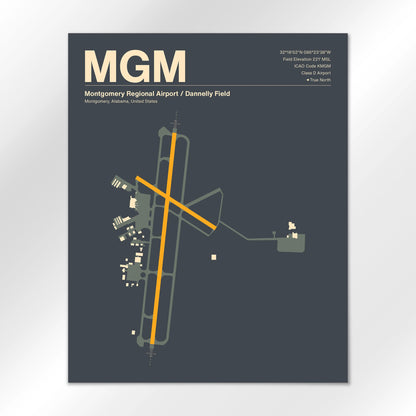 MGM Airport Diagram