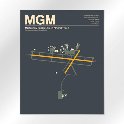 MGM Airport Diagram