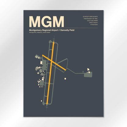 MGM Airport Diagram