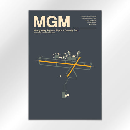 MGM Airport Diagram
