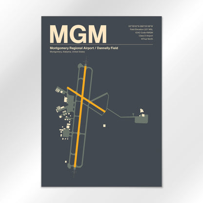 MGM Airport Diagram