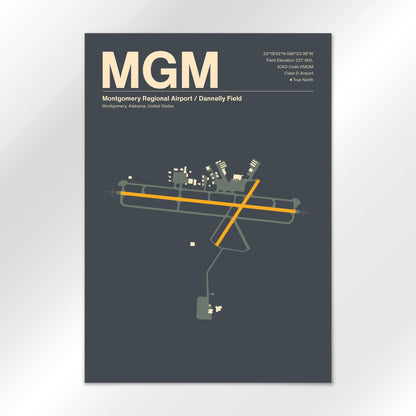 MGM Airport Diagram