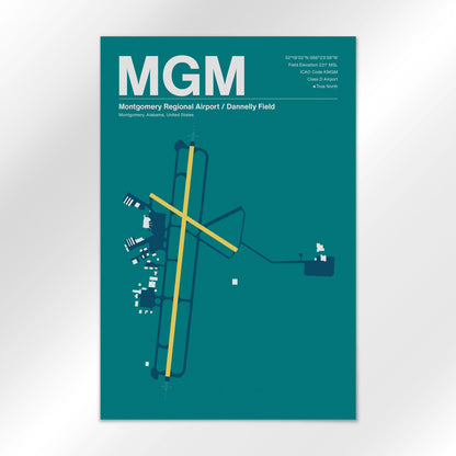 MGM Airport Diagram