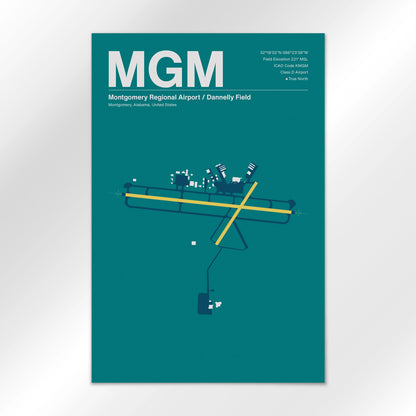MGM Airport Diagram