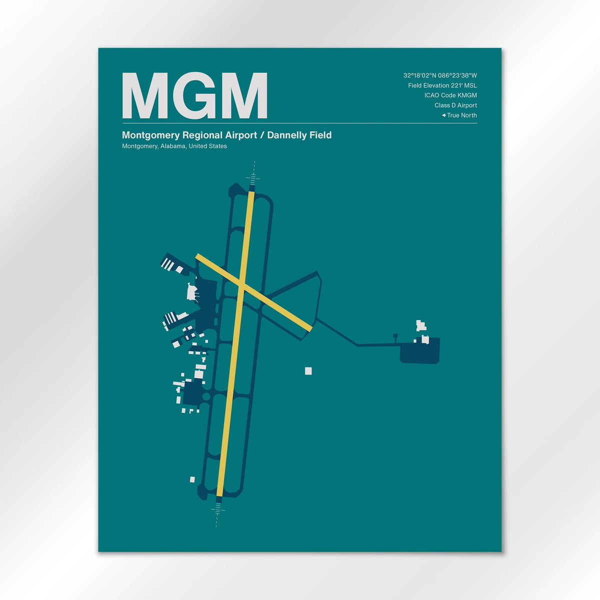 MGM Airport Diagram