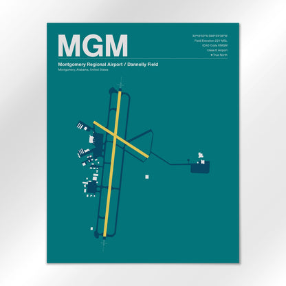 MGM Airport Diagram