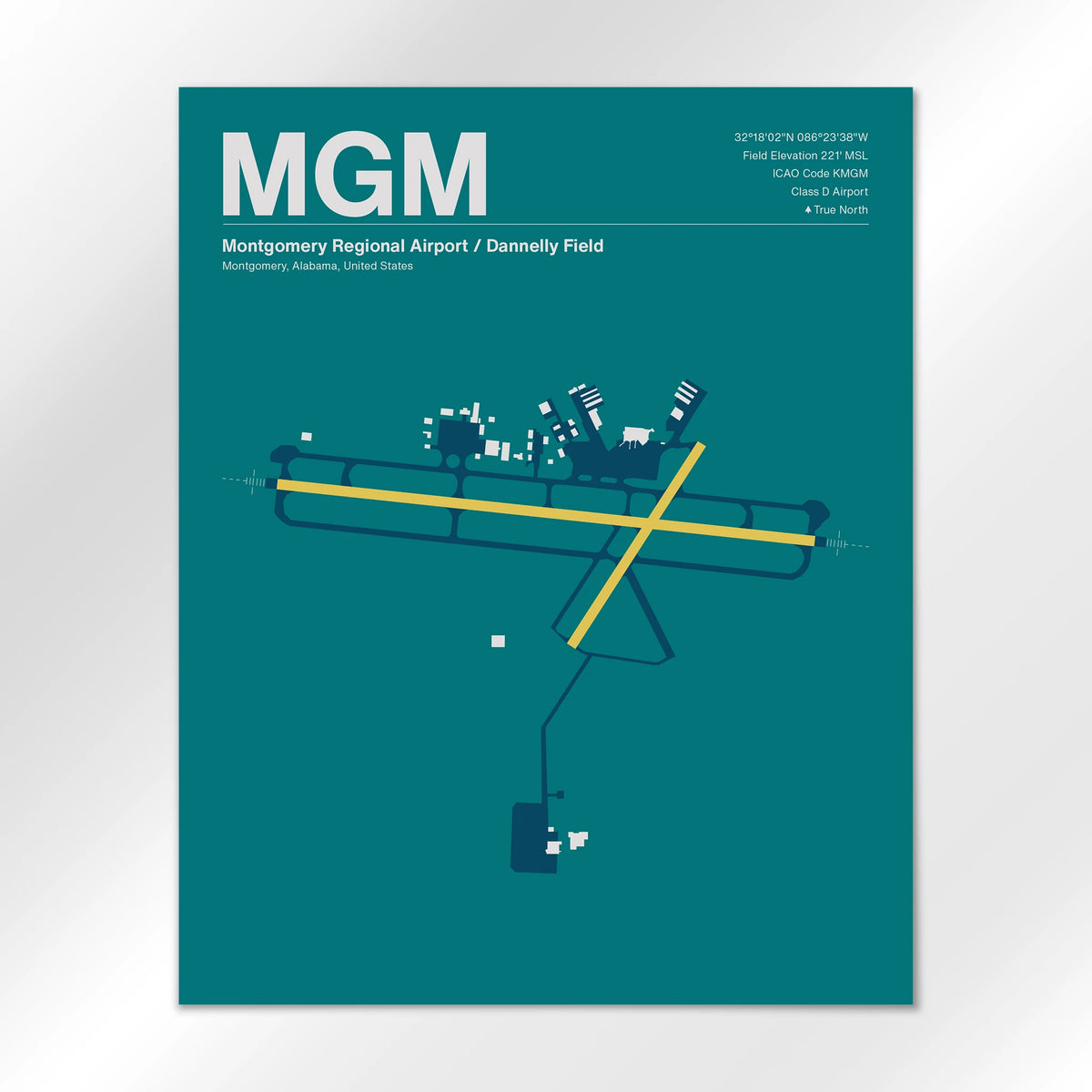 MGM Airport Diagram