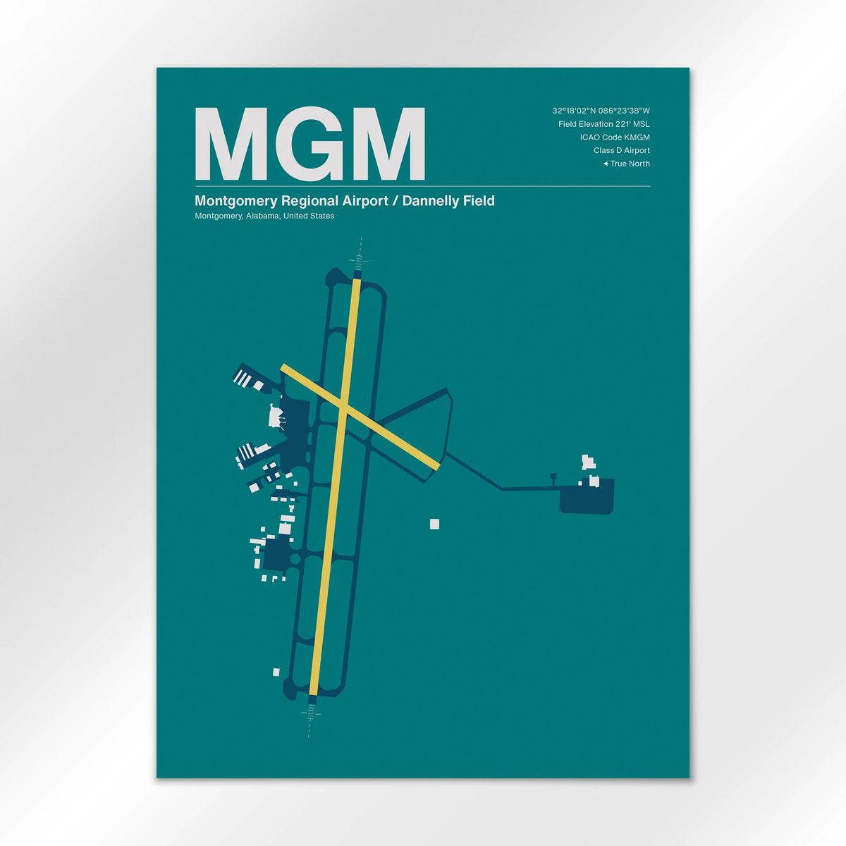 MGM Airport Diagram