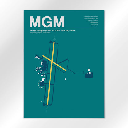 MGM Airport Diagram
