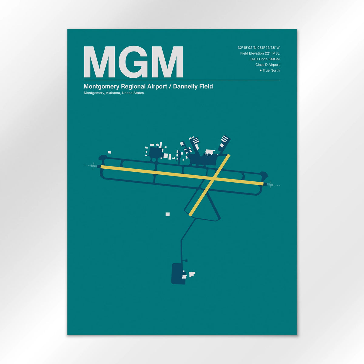 MGM Airport Diagram