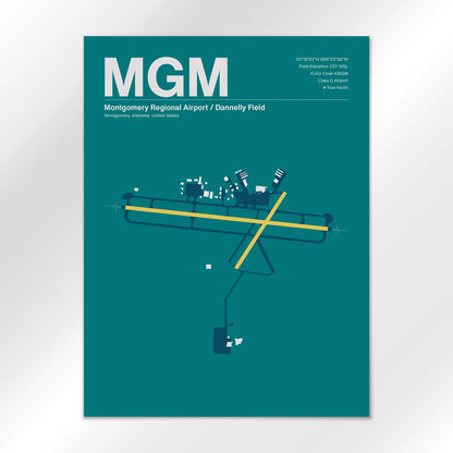 MGM Airport Diagram