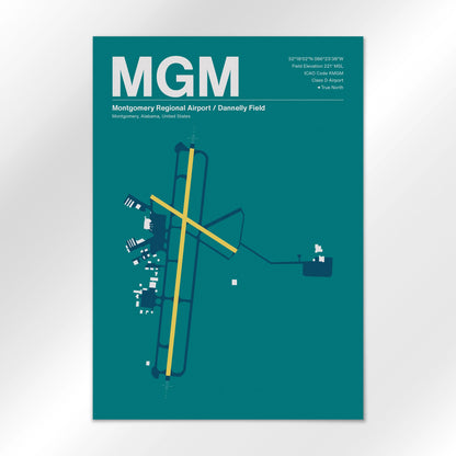 MGM Airport Diagram