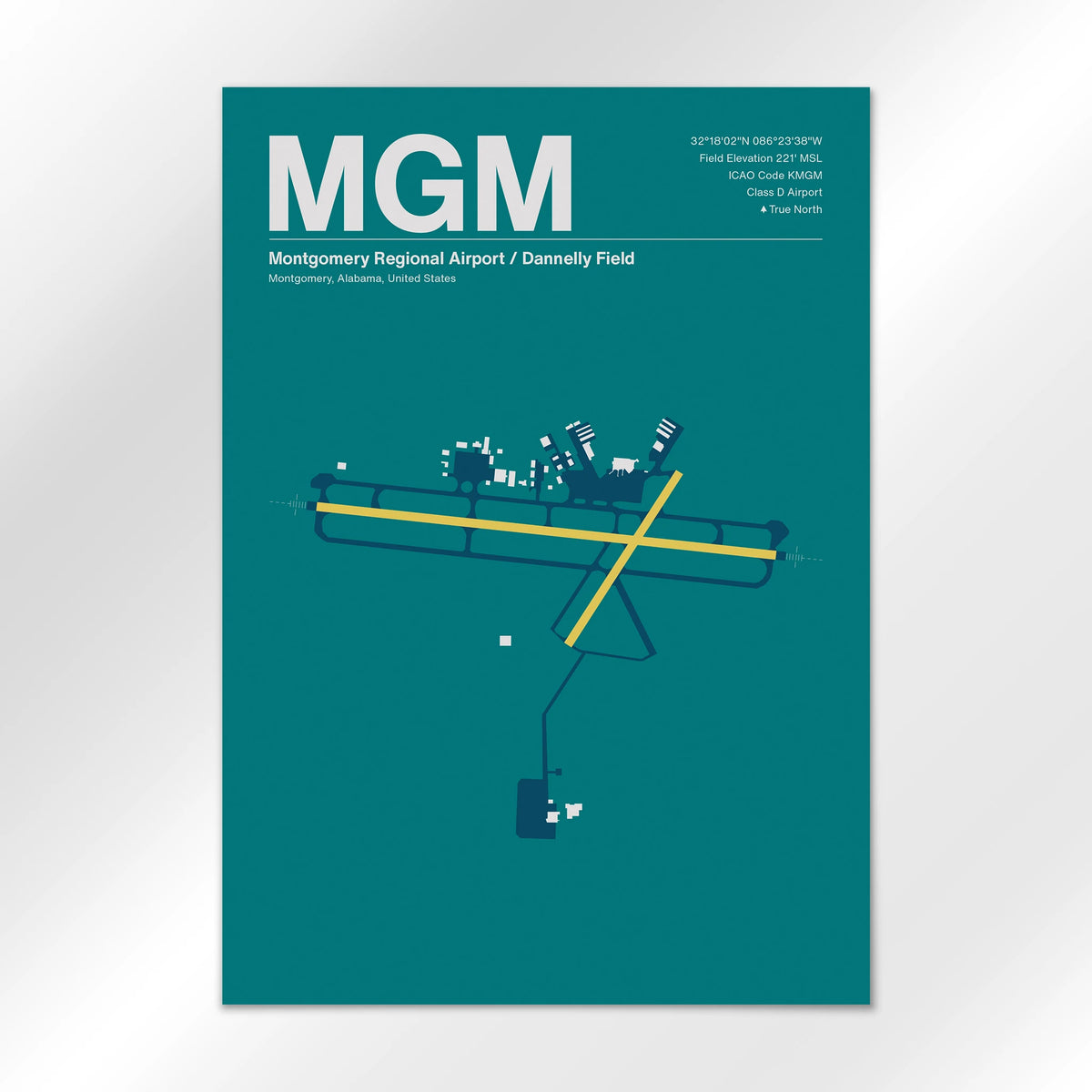 MGM Airport Diagram