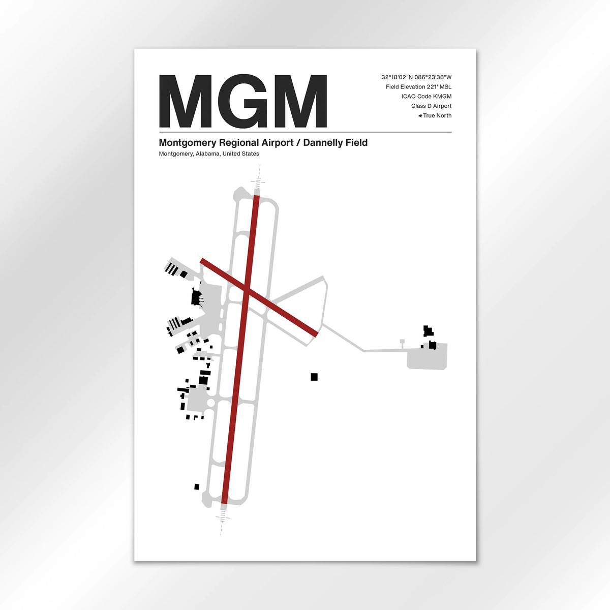 MGM Airport Diagram