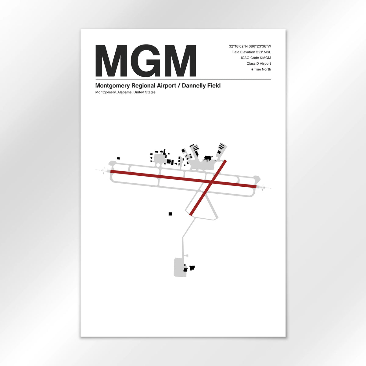 MGM Airport Diagram