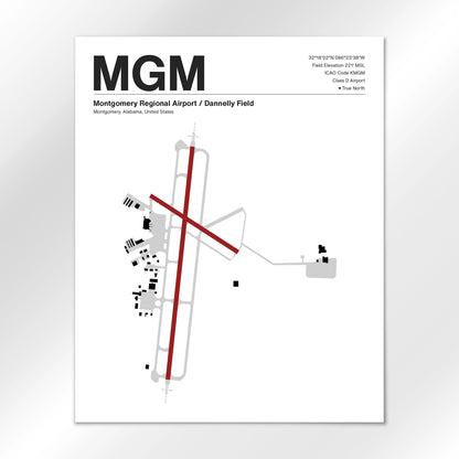 MGM Airport Diagram