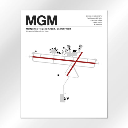 MGM Airport Diagram