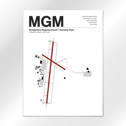 MGM Airport Diagram