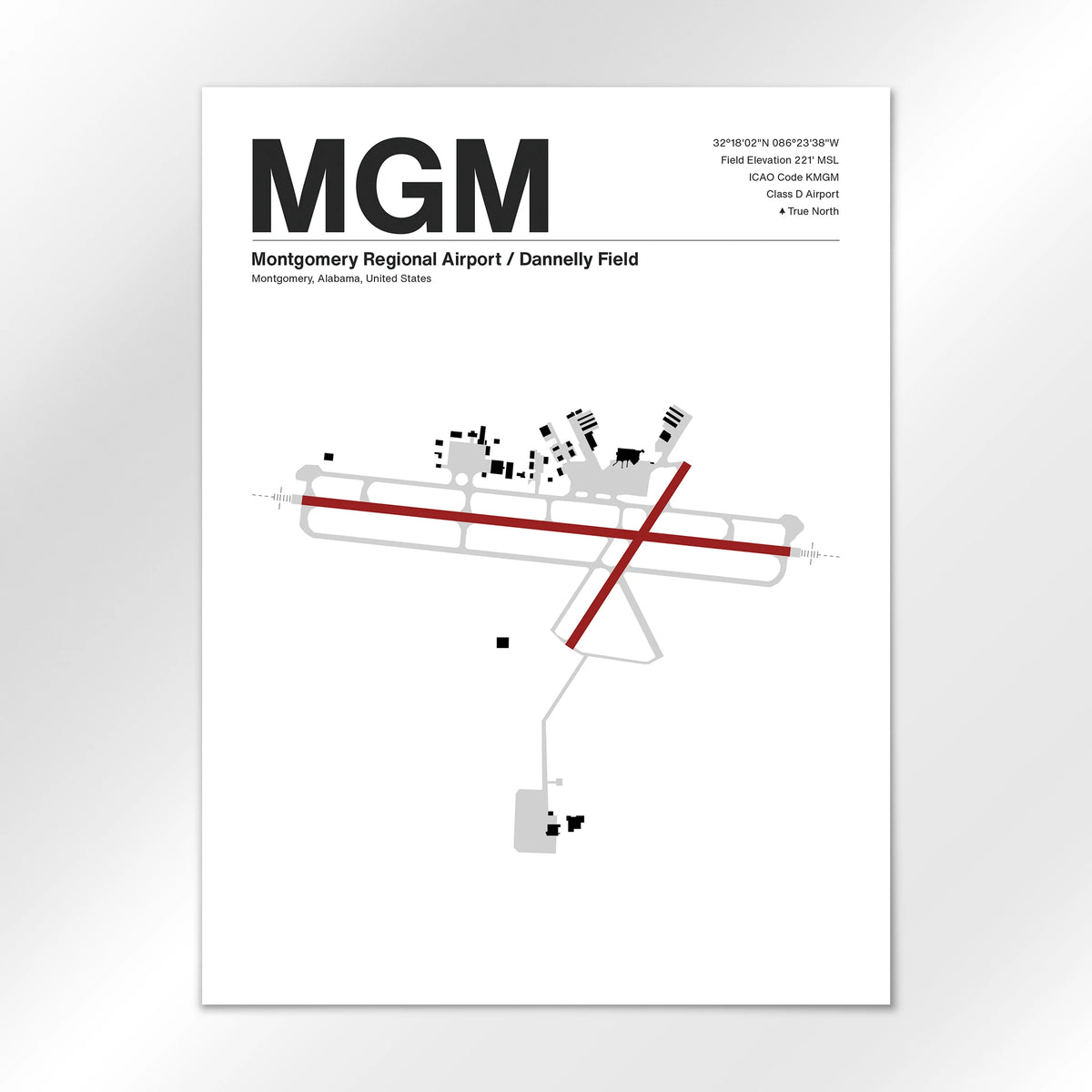 MGM Airport Diagram