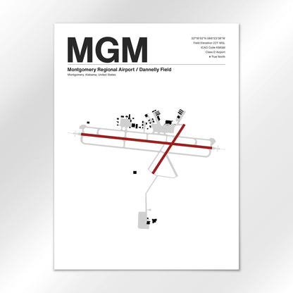 MGM Airport Diagram