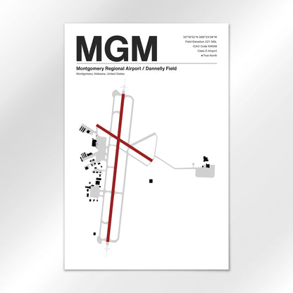 MGM Airport Diagram