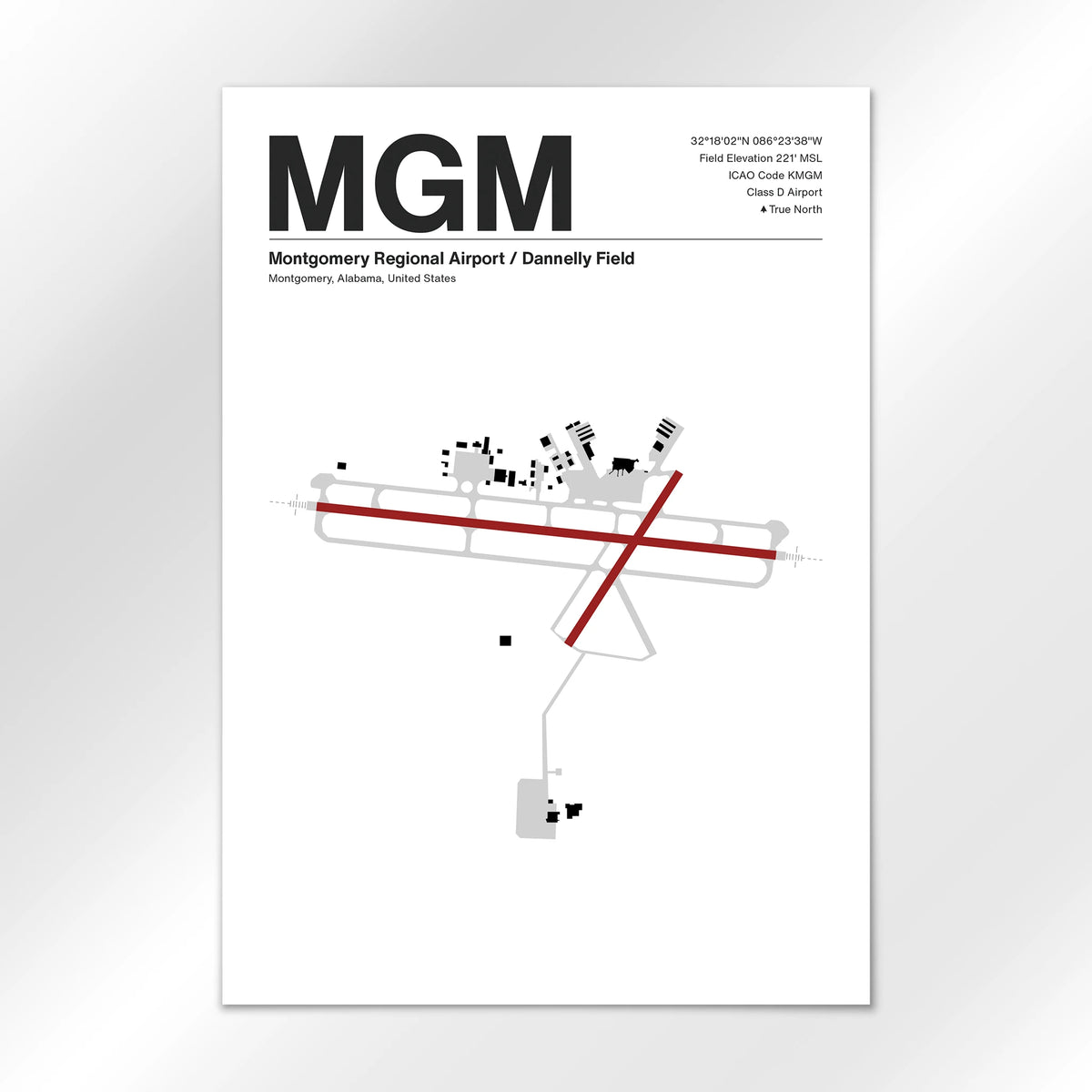 MGM Airport Diagram