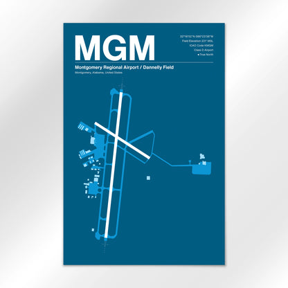 MGM Airport Diagram