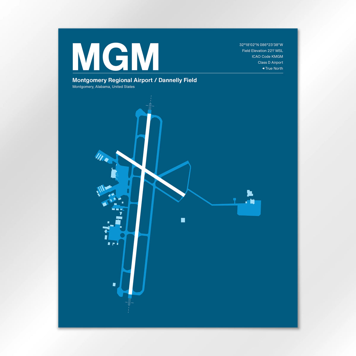 MGM Airport Diagram