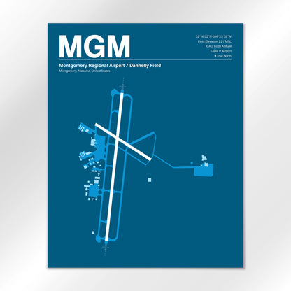 MGM Airport Diagram