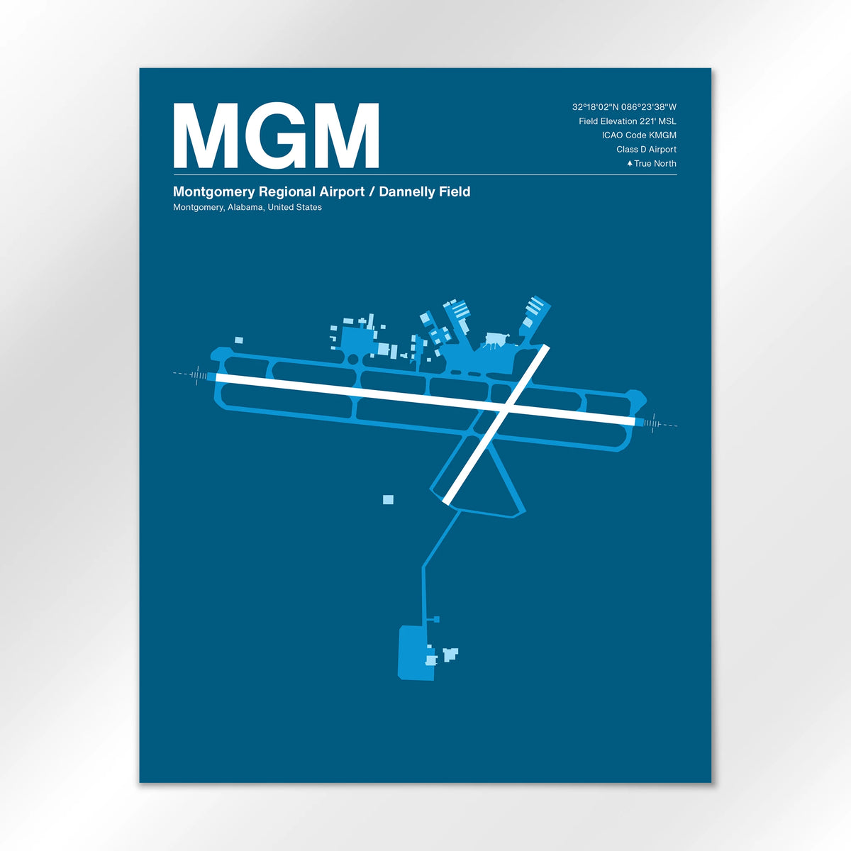 MGM Airport Diagram