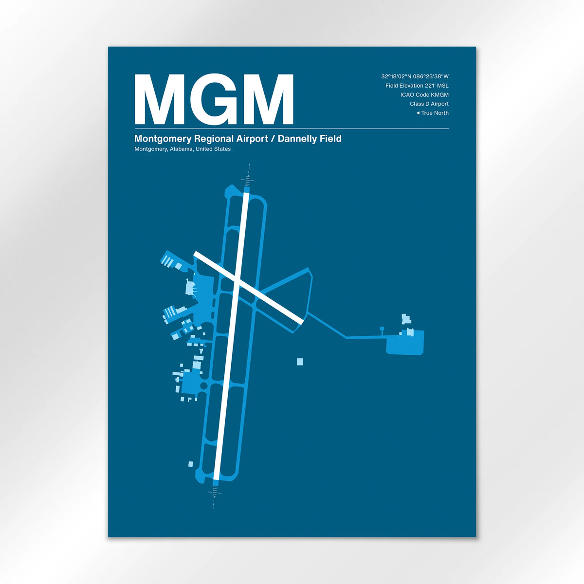 MGM Airport Diagram