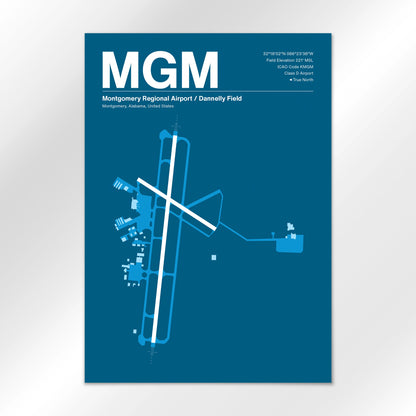 MGM Airport Diagram