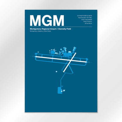 MGM Airport Diagram