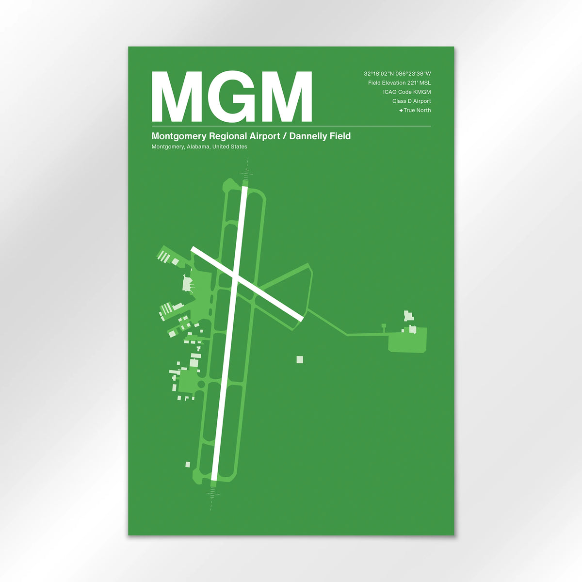 MGM Airport Diagram