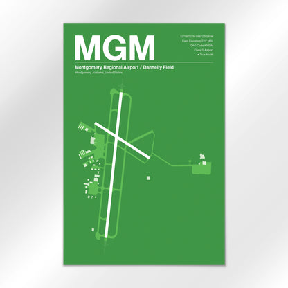 MGM Airport Diagram