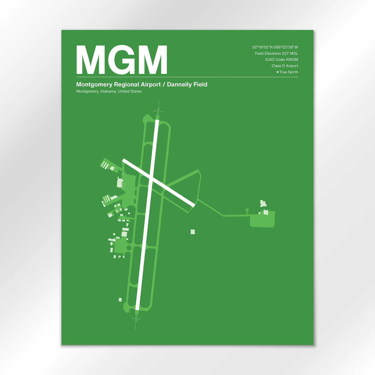 MGM Airport Diagram