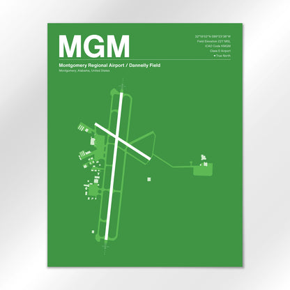 MGM Airport Diagram