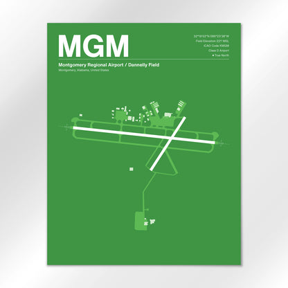 MGM Airport Diagram