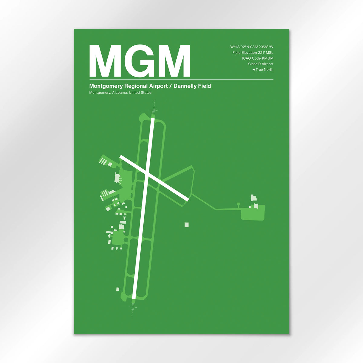 MGM Airport Diagram