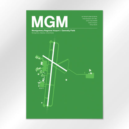 MGM Airport Diagram