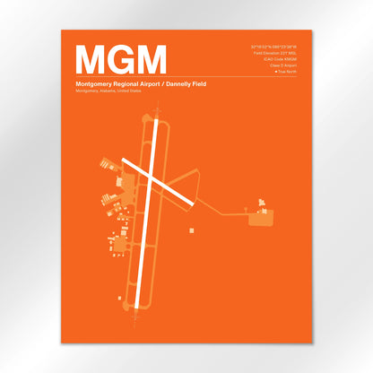 MGM Airport Diagram
