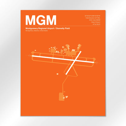 MGM Airport Diagram