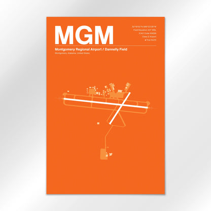 MGM Airport Diagram