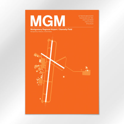 MGM Airport Diagram